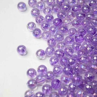 Imagem de Miçanga Bolinha de Sabão /Roxo 6mm- aprox 450 peças- 50g - La Mode Art