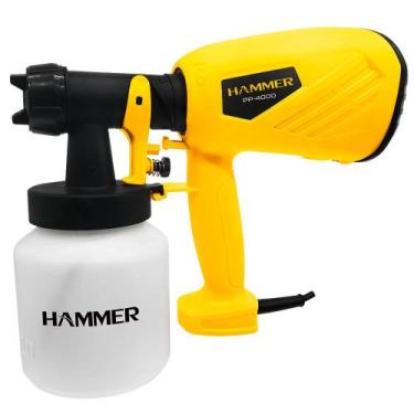 Imagem de Pistola Pulverizadora Elétrica 400W Hammer GYPP4000, 110V