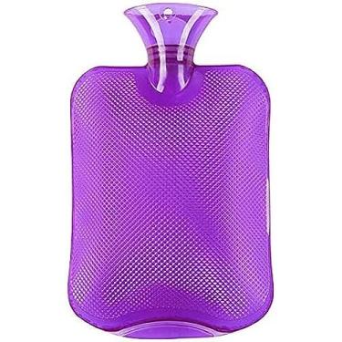 Imagem de Garrafa De Água Quente 2000 ML Borracha De Alta Densidade Inverno Mão Aquecedor Portátil Grosso Garrafa De Água Quente Meninas Bolso Pés Bolsa De Água Quente,Roxo,Constructive23