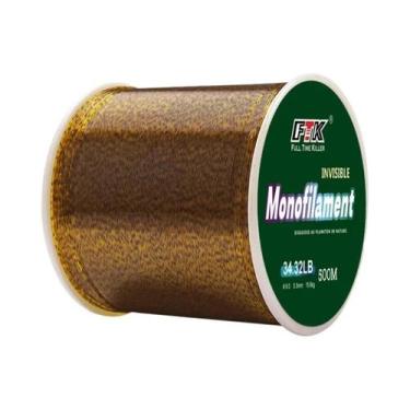 Imagem de Linha De Pesca Fluorocarbono Super Forte Invisível 100m 300m 500m Com 