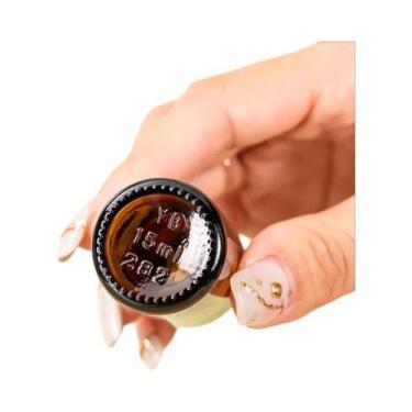 Imagem de Frascos De Vidro Âmbar Com Conta-gotas 5ml-100ml Escala Reagente Para 