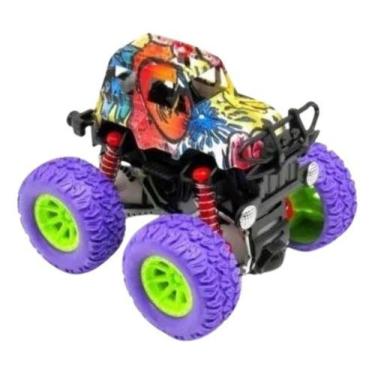 Imagem de Carrinho Fricção Hip Hop 4x4 Rotação Colorido Amortecedor - Str Store,