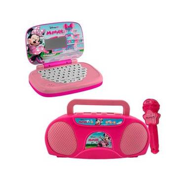 Imagem de Kit Minnie Laptop Infantil Bilingue+ Boombox Candide