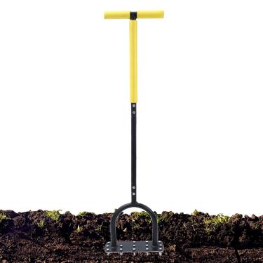 Imagem de Aerador De Relva - Remoção de Feltro e Aeração do para Jardim - Escarificador Com Cabo Em T Ergonômico E Plataforma Larga Para Jardinagem E Agricultura