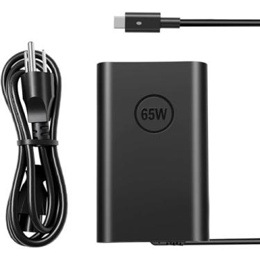 Imagem de Carregador portátil USB-C 65W para Dell Latitude 5530 5420 5430 5520 5540 7430 7440 7340 7530 7330 7320 Chromebook 3100 9250 9360 9365 9370 9388 0 935 0 9550 Cable de alimentación adaptador