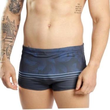 Imagem de Sunga Boxer Estampada Forrada Adulto Larga PraiaVerão-Masculino
