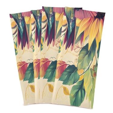 Imagem de xigua Conjunto de 6 panos de prato de cozinha de beija-flor, toalhas de cozinha macias altamente absorventes de secagem rápida para limpeza de pratos e limpeza manual, 71 x 45 cm