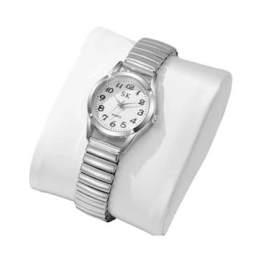 Imagem de Relógio De Quartzo Feminino Elegante Com Mostrador Pequeno E Pulseira 