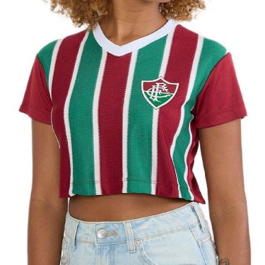 Imagem de Camisa Fluminense Cropped Extase - Feminino-Masculino