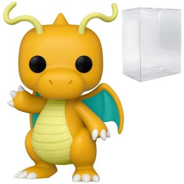 Imagem de Figura de ação Pokémon Dragonite Pop! Vinil com caixa de 9,5 cm - Poke