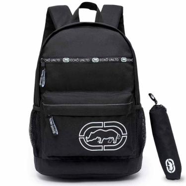 Imagem de Mochila Ecko Escolar Notebook Bolsa Faculdade Resistente Trabalho 17 Litros-Unissex