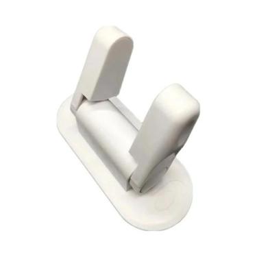 Imagem de Trava De Segurança Infantil Universal Para Porta, Adesiva, Anti-Rotaçã