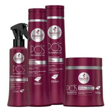 Imagem de Kit Haskell Pós Progressiva Haskell 500gr  Tratamento Completo para Ca