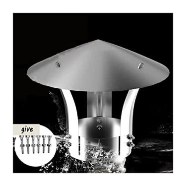 Imagem de tampas de chaminé, ferramenta de tampa de chaminé de capô, tampa de lareira, tampa de chuva de ferro, capô, universal durável, proteção contra chuva e neve, evita