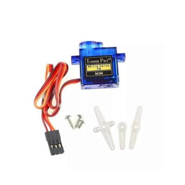 Imagem de Micro Servo Motor SG90 360 com Acessórios para Projetos de Robótica - 