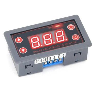 Imagem de Módulo Atraso Delay Programável Relé 10A ZK-KTD2 para Controle de Circ