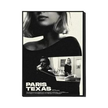 Imagem de Pôster De Filme De Estrada Clássico De Paris Texas, Arte Em Tela Para 