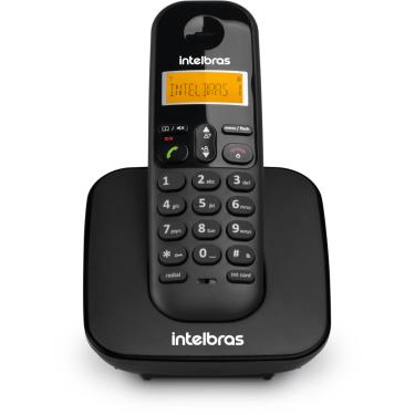 Imagem de Telefone Sem Fio Intelbras Ts 3110 Identificador De Chamada Preto