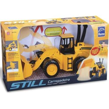 Imagem de Still carregadeira - roma - Roma Brinquedos, Amarelo, Carregadeira