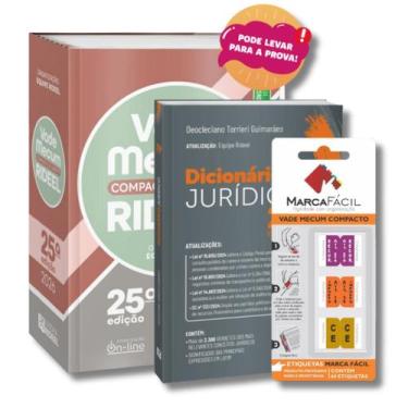Imagem de Vade Mecum Compacto de Direito 25ª Edição 2026 + Dicionário Jurídico +
