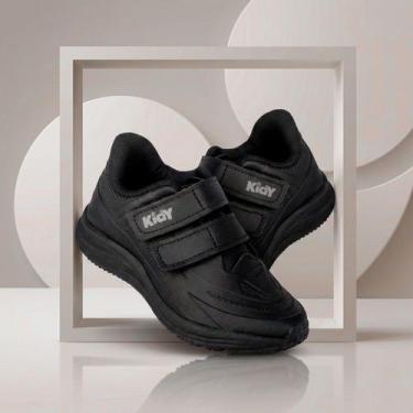 Imagem de Tênis Infantil Kidy Super Conforto Respitec Preto -, 28, Preto