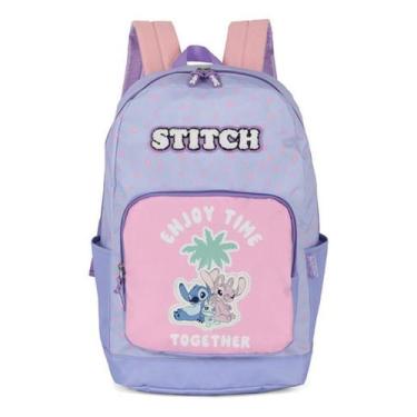 Imagem de Mochila De Costas Juvenil Stitch - Roxo - Stitch - Luxcel
