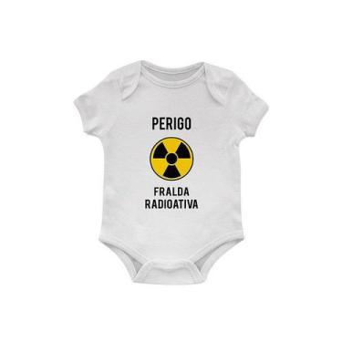 Imagem de Body Bebê Perigo, Fralda Radioativa - Starnerd