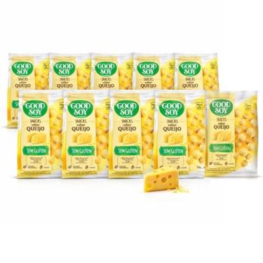 Imagem de Kit 10 Snacks De Soja Goodsoy Sabor Queijo 25G - Sem Glúten