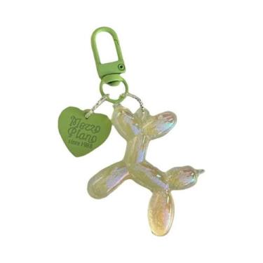 Imagem de Chaveiro De Cachorro Balão Colorido Em Resina Para Mulheres E Meninas,