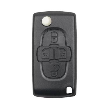 Imagem de Capa De Chave Para Carro Peugeot 306 407 807, Shell De Chave Remota Do