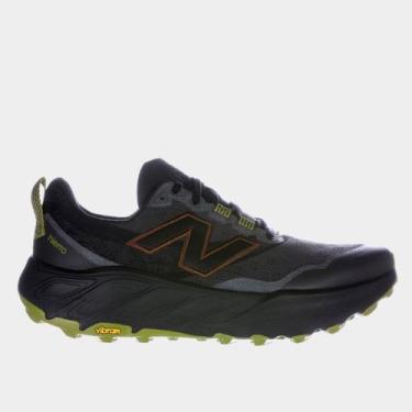 Imagem de Tênis New Balance Fresh Foam X Hierro V9 Masculino, Preto, Bege, 41