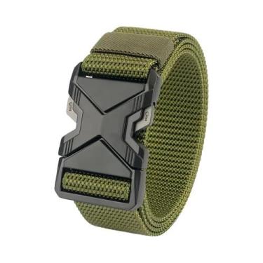 Imagem de Cinto Tático Ajustável Masculino Com Fivela De Liberação Rápida Para T