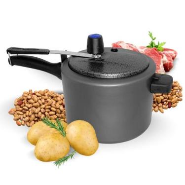 Imagem de Panela Pressão Antiaderente Teflon 4,5 litros 80kPa Segura - Ramos