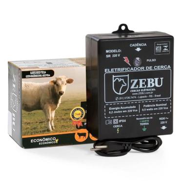 Imagem de Eletrificador De Cerca Zebu Sr 220v Aparelho Choque Gado Raio De Ação 1.900m 003908-0