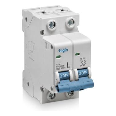 Imagem de Disjuntor Bipolar 63A Elgin com proteção eletrica