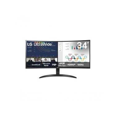 Imagem de Monitor LG UltraWide Curvo 34WR50QK-B QuadHD 2K de 34”, PBP, sRGB 99%, HDR10, 100Hz
