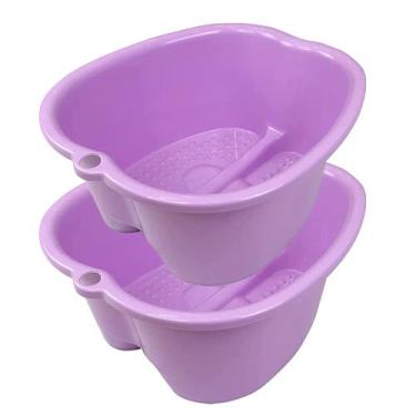 Imagem de Bacia de banho para imersão para os pés HOMELEX, tamanho grande, roxo