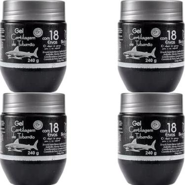 Imagem de 4 Gel Desodorante Massageador Bio Instinto Cartilagem de Tubarão 18 Er