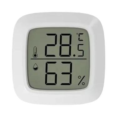 Imagem de Termômetro Digital LCD Interno, Higrômetro Mini, Sensor De Temperatura