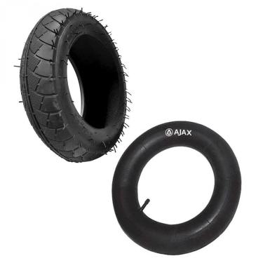 Imagem de Kit Pneu 3.25x8 Cargo 4 Lonas com Câmara de Ar 3.25x8 para Carrinho de Mão AJAX