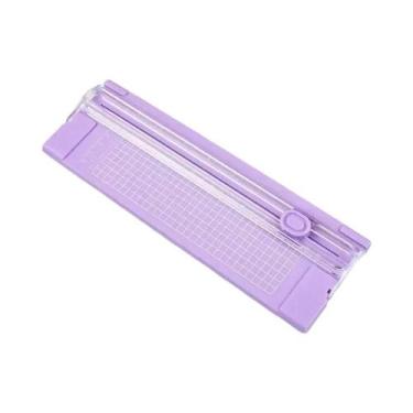 Imagem de Cortador De Papel Bidirecional A4 Com Régua Retrátil E Base De Corte L
