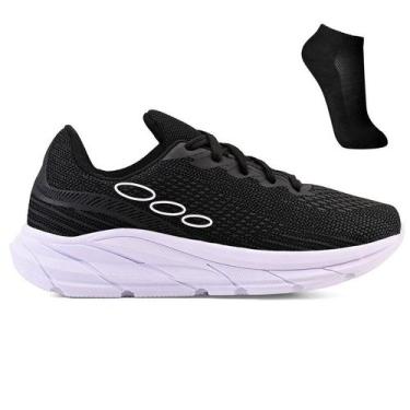 Imagem de Kit Tenis Esportivo Unissex Treino Academia + Meia - Light, 36, Branco