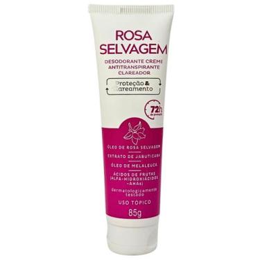 Imagem de Creme Antitranspirante Clareador 72h Vegano Rosa Selvagem 85g