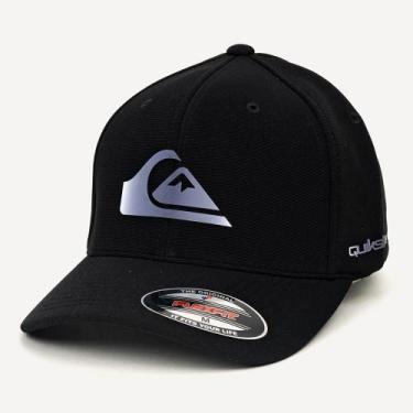 Imagem de Boné Quiksilver Aba Curva Gradient Logo Wordblock WT26 Black, Preto, M