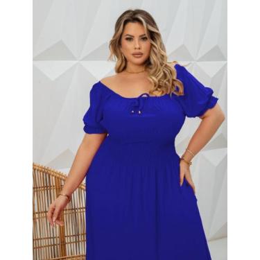 Imagem de Vestido Longo Feminino Plus Size Natal Ano Novo Manga Curta Ajustável 