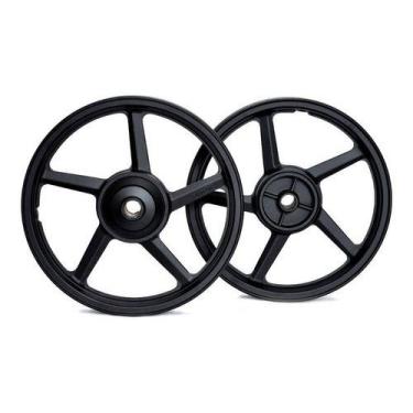 Imagem de Par Rodas De Liga Leve Ybr/factor/125/150 Tambor (2009) +b.l - FABRECK