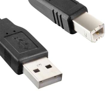 Imagem de Cabo Usb 2.0 Impressora Universal 1,5 M Elgin, Preto