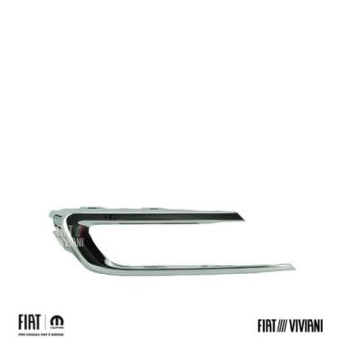 Imagem de Friso Cromado Moldura Parachoque Fiat Toro