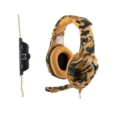 Imagem de Headset Gamer Warrior Straton PH305 USB 2.0 ARMY - Camuflado, Camuflad