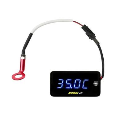 Imagem de Display Digital LED Yamaha NMAX 3 Em 1: Temperatura Do Cabeçote, Volta